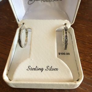 Tori Hill Marcasite & Crystal Round Earrings